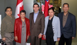 From left: Geopo Dacanay, Terry Olayta, Fonseca, Merfa Bataclan, Rodel Ramos.
