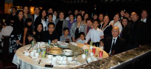 FAMILY and friends of the late Dimna Avila gather in a Scarborough restaurant after the funeral service held August 7, 2010.  The reception was hosted by son Michael Avila and family, and sister Salome Avila Cabahug and family.  Guests include relatives and friends from Tanauan, Leyte, and from Scarborough where she spent many of her happiest years as a doting grandma to four lovely grandchildren.